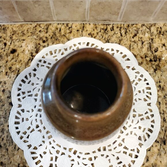 Pottery Craft California Vintage Handcrafted Stoneware 6" H ~ Earthtone Browns - Picture 4 of 5